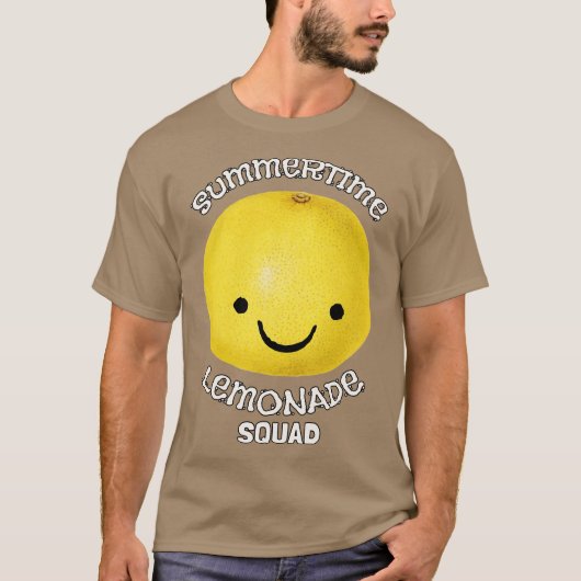 T-shirt Équipe de limonade d'été (Devant)