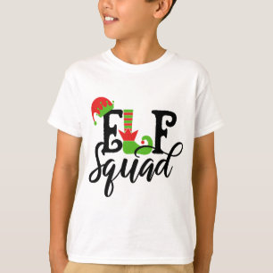 T-shirt Équipe de lutins de Noël Enfants mignons Amusement