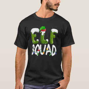 T-shirt Équipe de lutins de Noël, tenue assortie pour fami