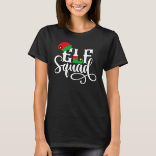 T-shirt Équipe de lutins tenue de Noël assortie pour famil