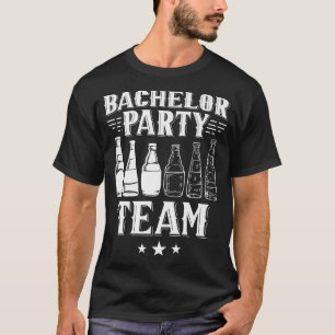 T-shirt Équipe de marié pour enterrement de vie de garçon