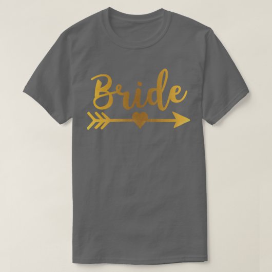 T-shirt Équipe de mariée (Design devant)