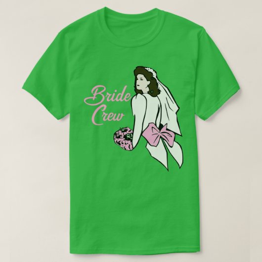 T-shirt Équipe de mariée 3 (Design devant)