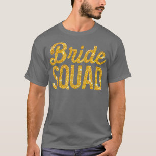 T-shirt Équipe de mariée de femmes féminines Fête de bache