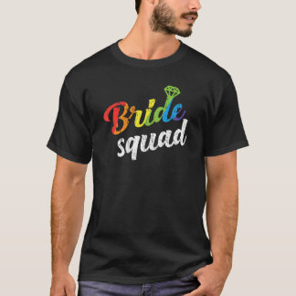 T-shirt Équipe de mariée douche de mariage demoiselle d'ho