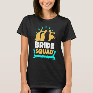 T-shirt Équipe de mariée fête enterrement de vie de jeune