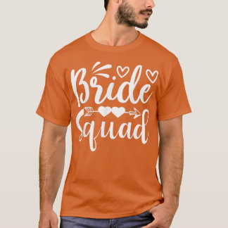 T-shirt Équipe de mariée flèche cœur fête de mariage et cé