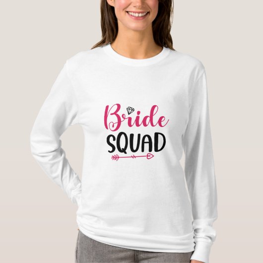 T-shirt Équipe de mariée mariage (Devant)