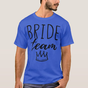 T-shirt Équipe de mariée mignonne pour enterrement de vie
