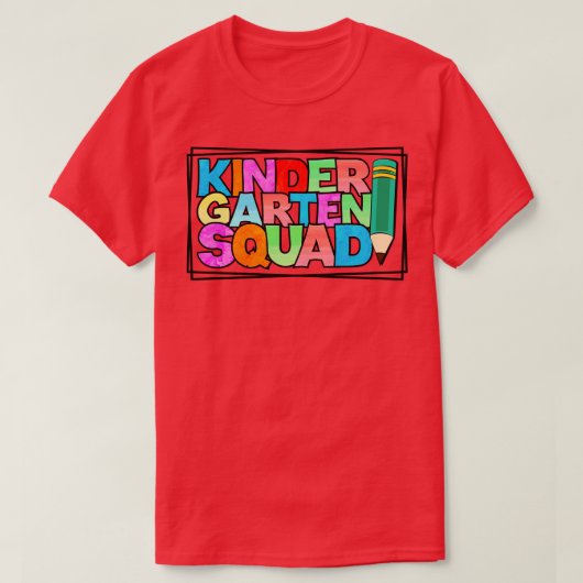 T-shirt Équipe de maternelle (Design devant)