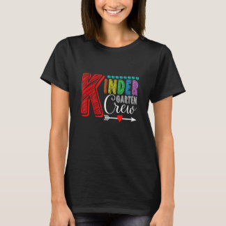 T-shirt Équipe de maternelle Kinder Crew 1er jour de S