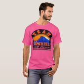 T-shirt Équipe de mi-dôme Randonnée Sunrise (Devant entier)