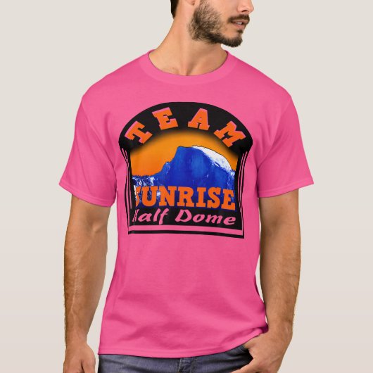 T-shirt Équipe de mi-dôme Randonnée Sunrise (Devant)