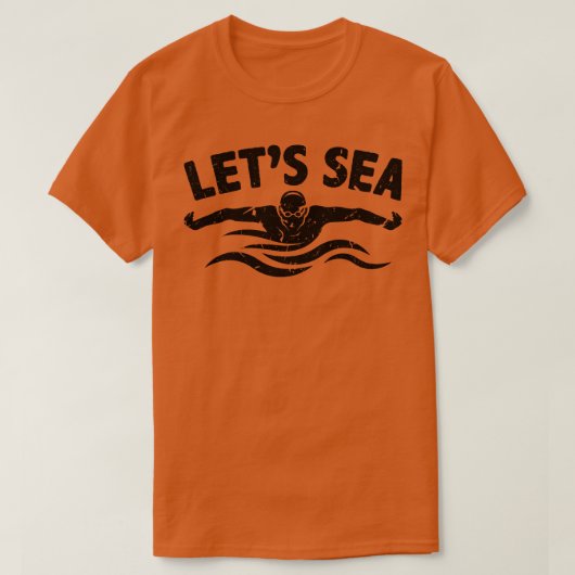 T-shirt Équipe de natation (Design devant)