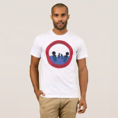 T-shirt Équipe de natation d'amputé de quadruple (Devant entier)