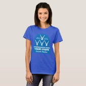 T-shirt Équipe de natation synchronisée (Devant entier)