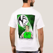 T-shirt Équipe de Nerdfest 2004 verte : Conception 2 (Dos)