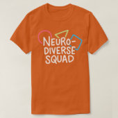 T-shirt équipe de neurodiversité (Design devant)