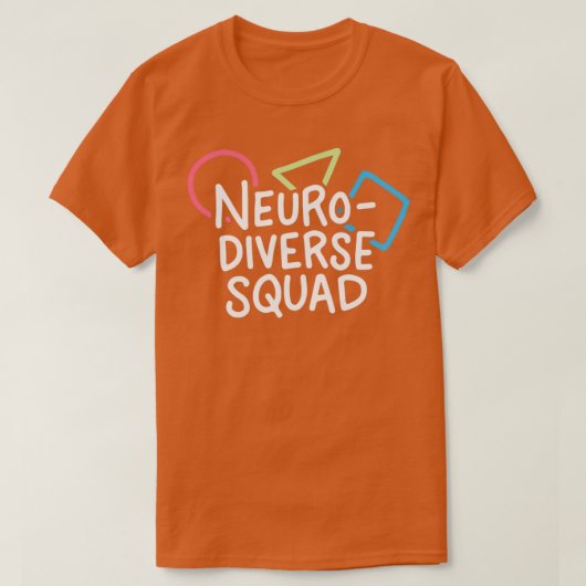 T-shirt équipe de neurodiversité (Design devant)