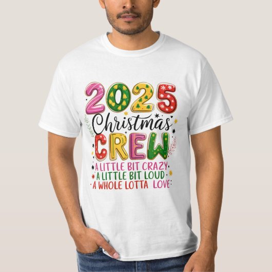 T-shirt Équipe de Noël 2025 (Devant)