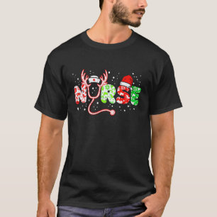 T-shirt Équipe de Noël Boo Boo Renne Infirmière Buffalo Pl