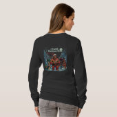 T-shirt Équipe de Noël drôle de cryptide | Bigfoot, Mothma (Dos entier)
