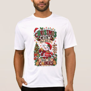 T-shirt Équipe de Noël la plus susceptible de voler des bi