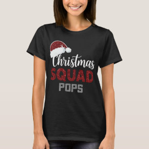 T-shirt Équipe de Noël Pops Noël drôle assorti Paja
