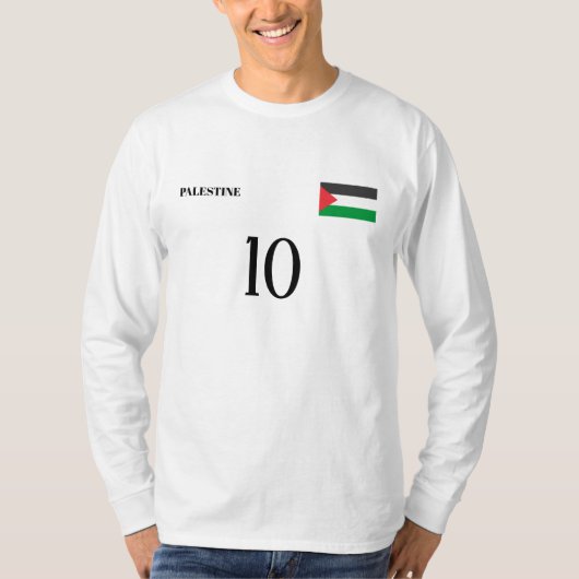 T-shirt Équipe de Palestine de football (Devant)