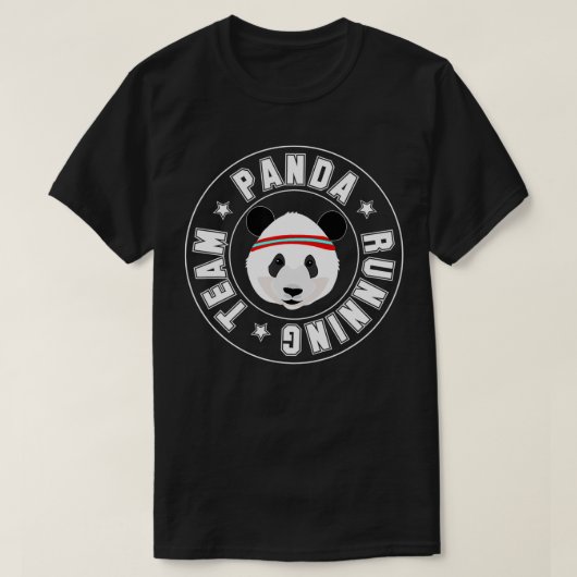 T-shirt Équipe de Panda (Design devant)
