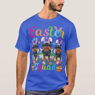 T-shirt Équipe de Pâques Bunny Ear Bruxelles Griffon Chien