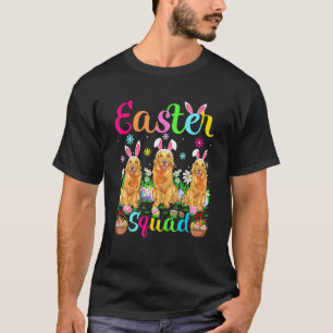 T-shirt Équipe de Pâques Lapin Oreille Chien Retriever Dor