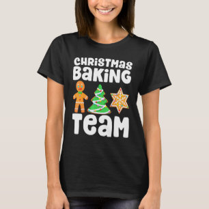 T-shirt Équipe de pâtisserie de Noël Famille de pain d'épi