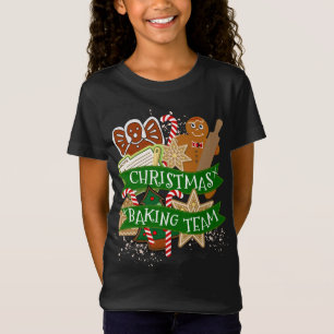 T-Shirt Équipe de pâtisserie de Noël Pain d'épice biscuit 