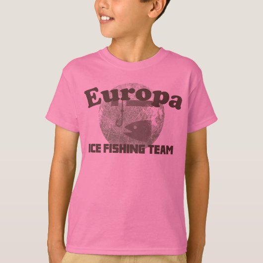 T-shirt Équipe de pêche de glace d'Europa (Devant)