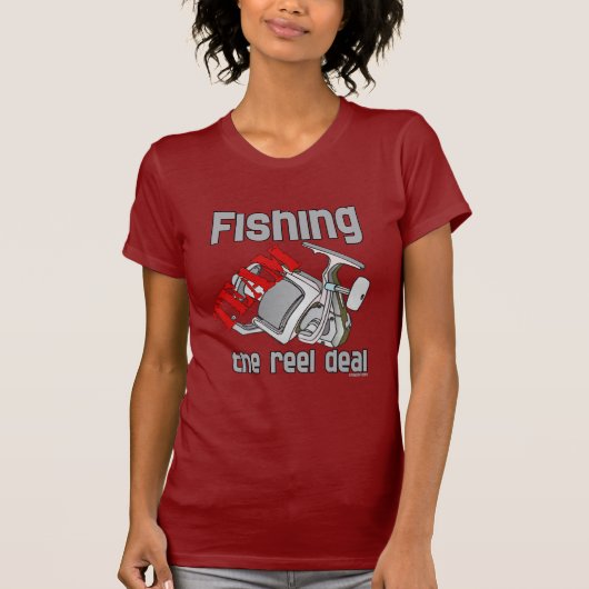T-shirt Équipe De Pêche Pêche L'Opération Reel (Devant)