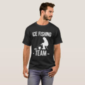T-shirt Équipe de pêche sur glace (Devant entier)