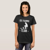 T-shirt Équipe de pêche sur glace (Devant entier)