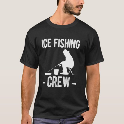 T-shirt Équipe de pêche sur glace (Devant)