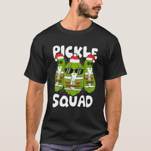 T-shirt Équipe de Pickleball Sport Lover Xmas Pickleball C (Devant)