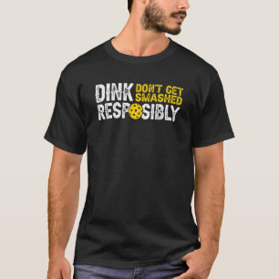 T-shirt Équipe De Pickleball Vêtements Dink Responsable
