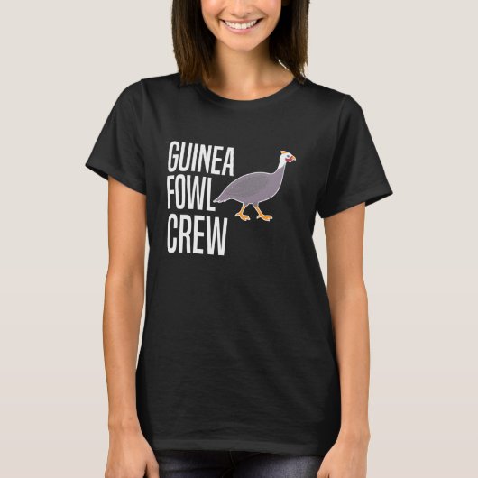 T-shirt Équipe de pintade poulet oiseau (Devant)