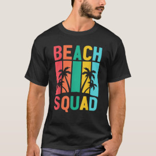 T-shirt Équipe de plage Famille Voyage Printemps Pause Été