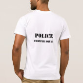 T-shirt Équipe de police des hélicoptères (Dos)