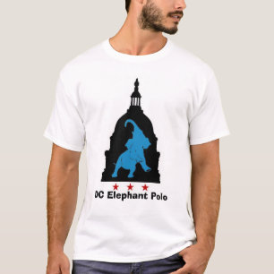 T-shirt Équipe de polo d'éléphant de C.C