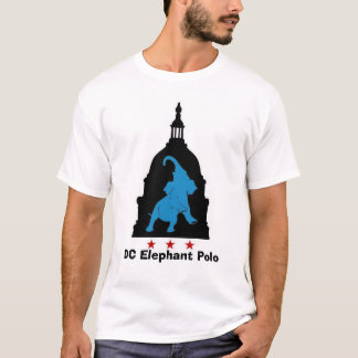 T-shirt Équipe de polo d'éléphant de C.C