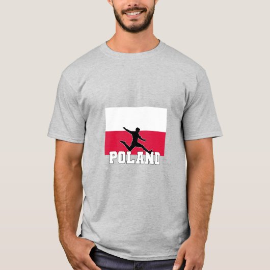T-shirt Équipe de Pologne de football (Devant)
