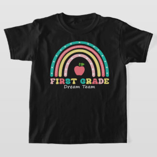 T-shirt équipe de première classe rétro rinbow