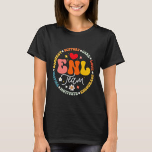T-shirt Équipe de professeurs d'anglais ENL Nouvelle langu