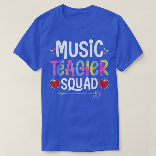 T-shirt Équipe de professeurs de musique Premier jour de l (Design devant)